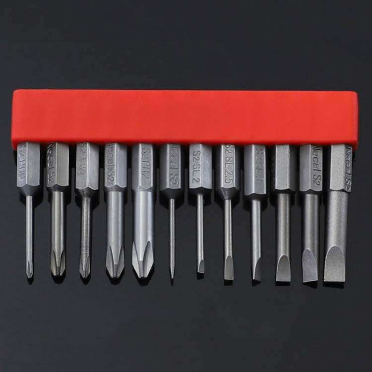 12 PCS / Set Screwdriver Bit With Magnetic S2 Alloy Steel Electric Screwdriver, Specification:2
