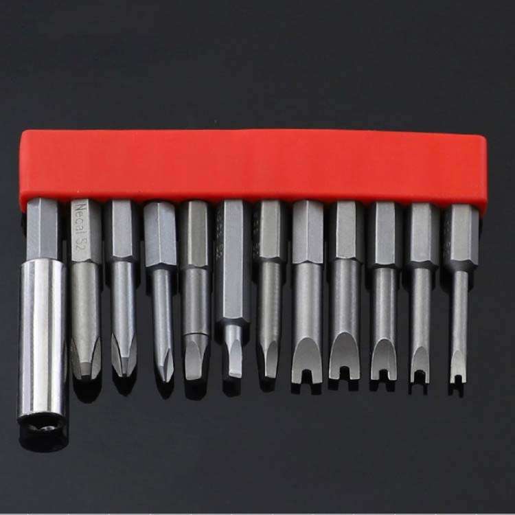 12 PCS / Set Screwdriver Bit With Magnetic S2 Alloy Steel Electric Screwdriver, Specification:6