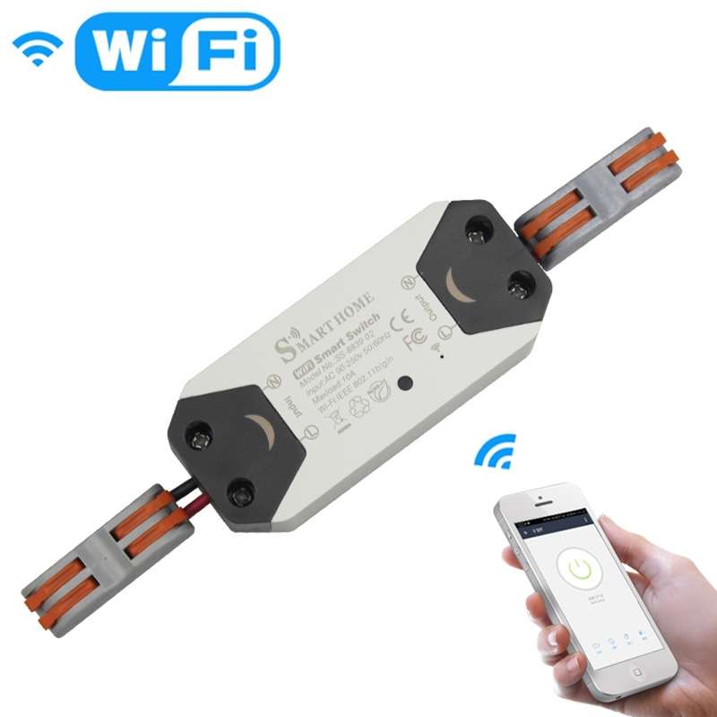 DIY WiFi Smart Light Switch Timer Universal Breaker Wireless Remote Control Works with Alexa Google