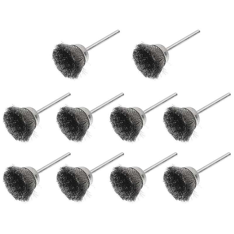 10 PCS Wire Brush Metal Descaling Polishing Brush To Remove Oxide Layer Flat Polishing Brush, Style: