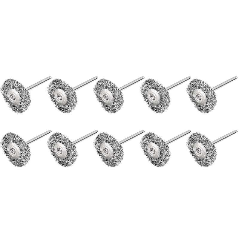 10 PCS Wire Brush Metal Descaling Polishing Brush To Remove Oxide Layer Flat Polishing Brush, Style: