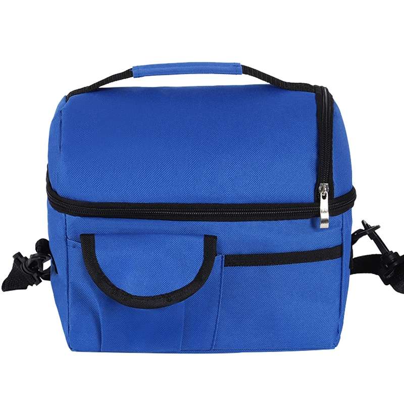Lunch Bag Reusable Insulated Bag Multifunctional Waterproof Insulated Lunch Box(Black)