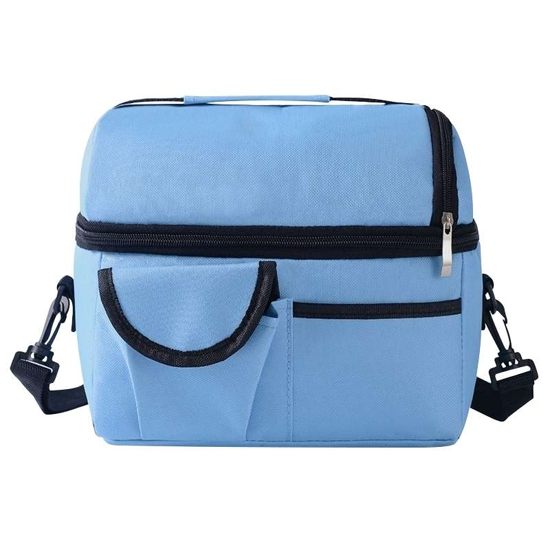 Lunch Bag Reusable Insulated Bag Multifunctional Waterproof Insulated Lunch Box(Black)