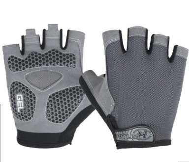 Cycling Shock Absorbing Anti-Slip Gloves Fitness Weight Lifting Training Half-finger Gloves, Size:M(