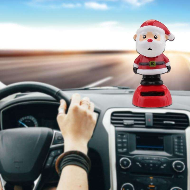 Solar Powered Car Home Decoration Christmas Gift for Children(D)