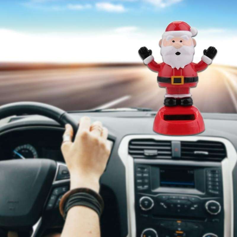 Solar Powered Car Home Decoration Christmas Gift for Children(D)