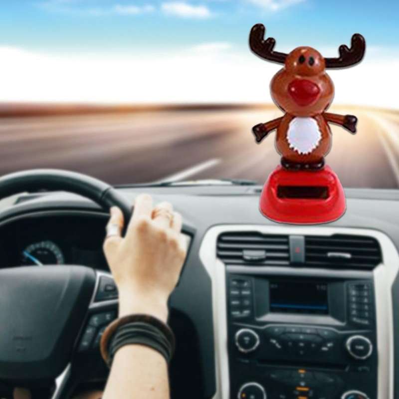 Solar Powered Car Home Decoration Christmas Gift for Children(D)