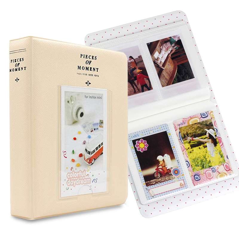 64 Pockets Name Card Pieces for Fujifilm Instax Mini 8 /7s /70 /25 /50s /90(Blue)