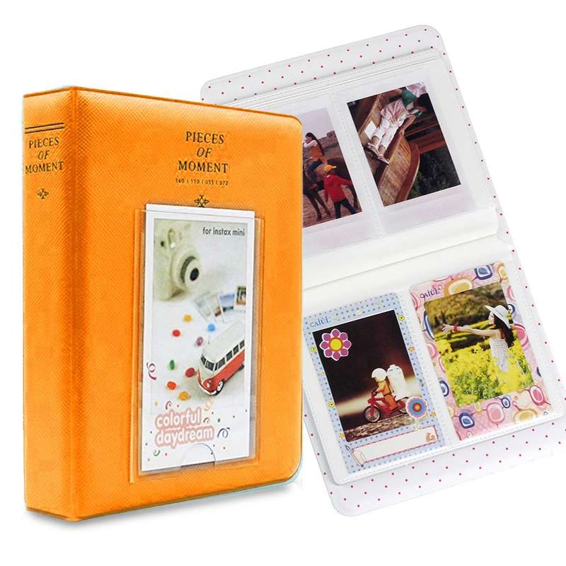 64 Pockets Name Card Pieces for Fujifilm Instax Mini 8 /7s /70 /25 /50s /90(Blue)