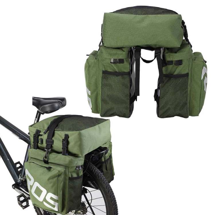 ROSWHEEL Bicycle Back Pack, Style:Green