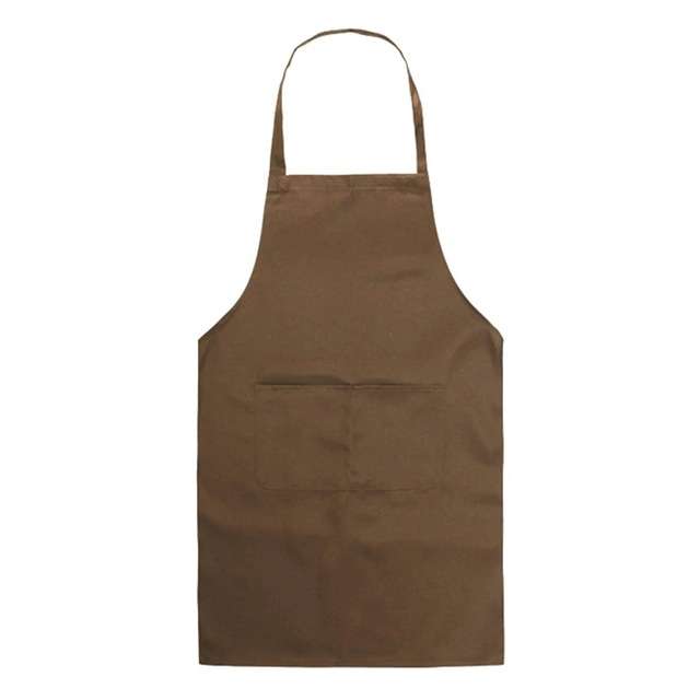 2PCS Kitchen Chef Aprons Cooking Baking Apron With Pockets(Orange)
