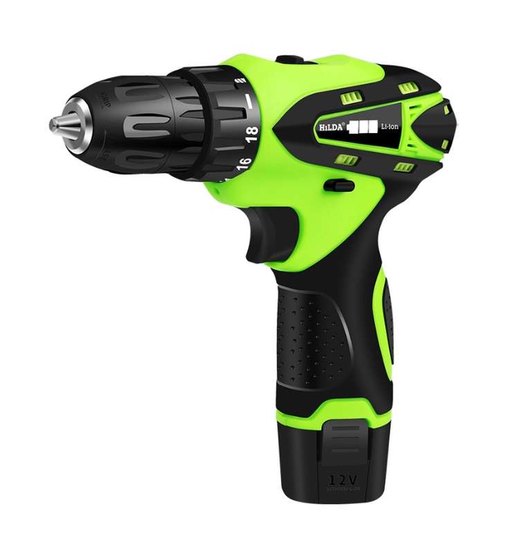 DZ033 12V Electric Screwdriver Lithium Battery Rechargeable Multi-function Cordless Electric Drill P