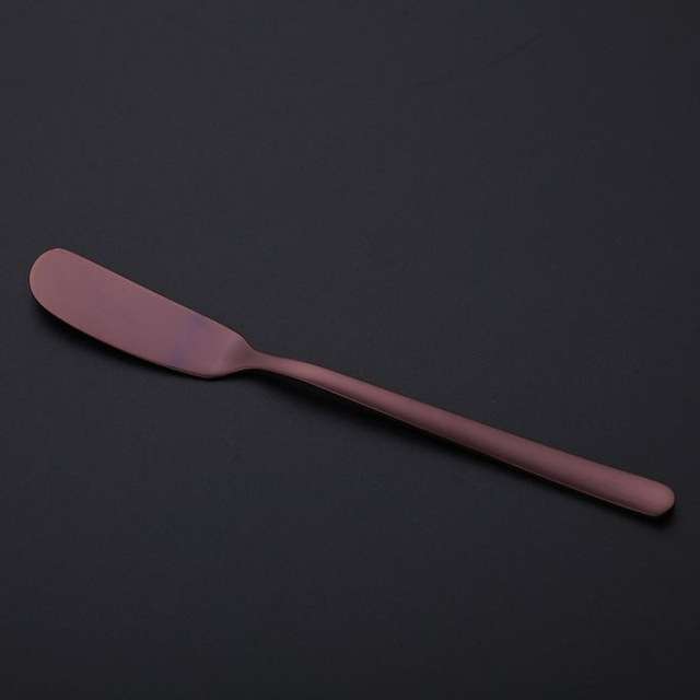 Stainless Steel Butter Knife(Black)