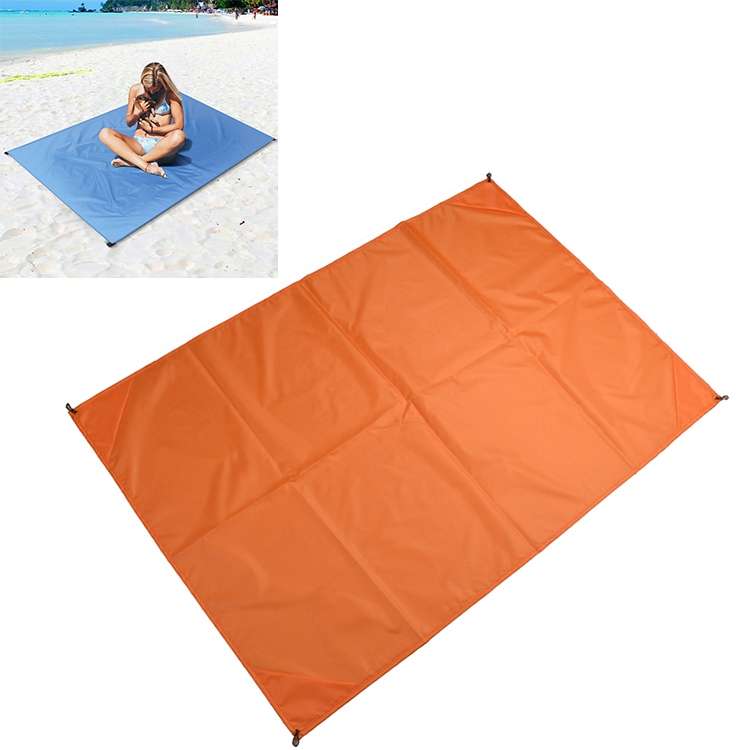 Outdoor Portable Waterproof Picnic Camping Mats Beach Blanket Mattress Mat 100cm*140cm(Black)