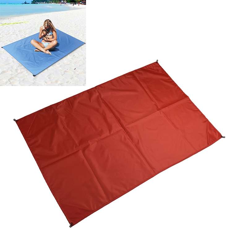 Outdoor Portable Waterproof Picnic Camping Mats Beach Blanket Mattress Mat 100cm*140cm(Black)
