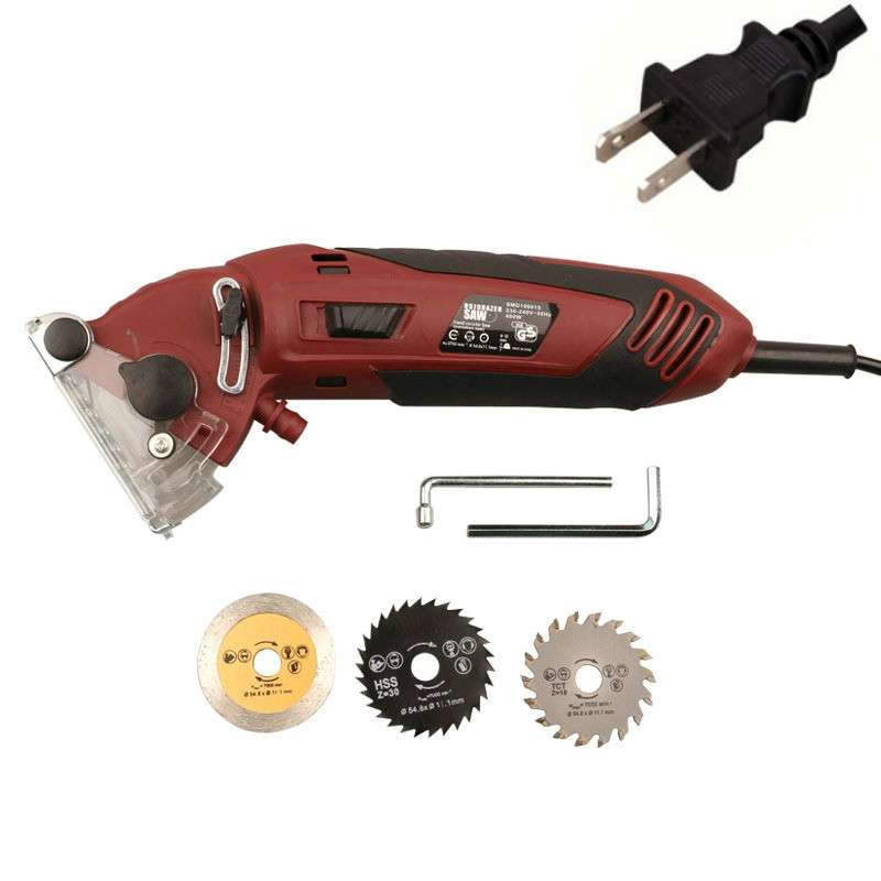400W Multifunctional Metal Saw Electric Saw Cutting Machine Handheld Electric Saw, Specification:US
