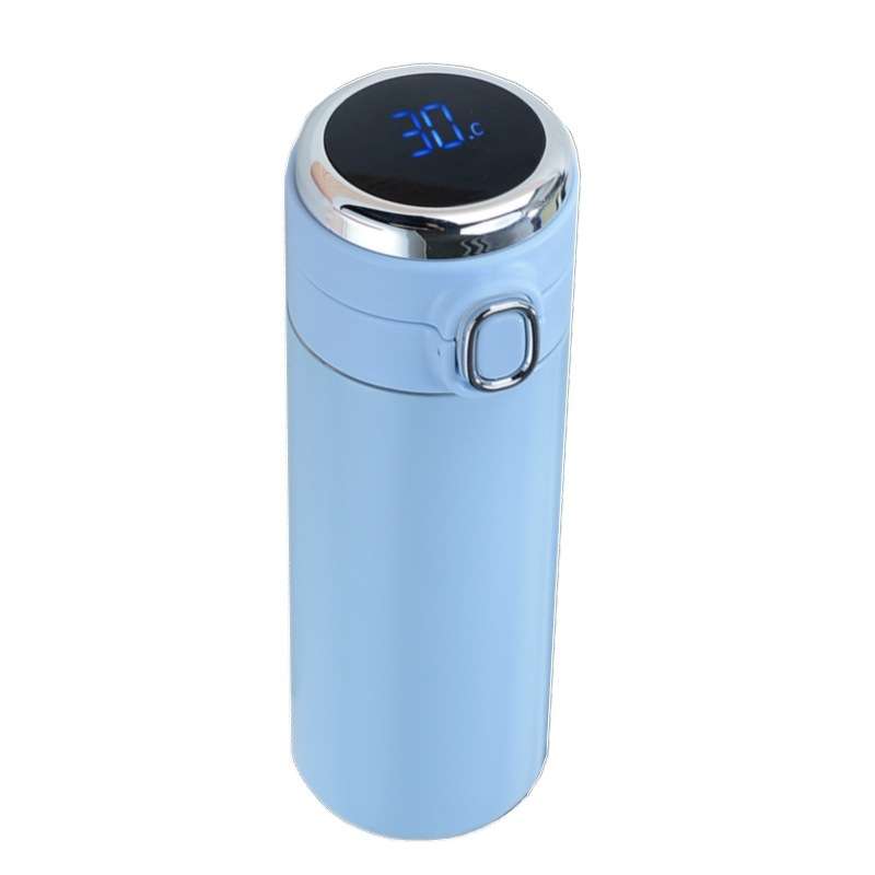 Smart Temperature Measurement Digital Display Stainless Steel Vacuum Flask Cup, Capacity:420ml(Light