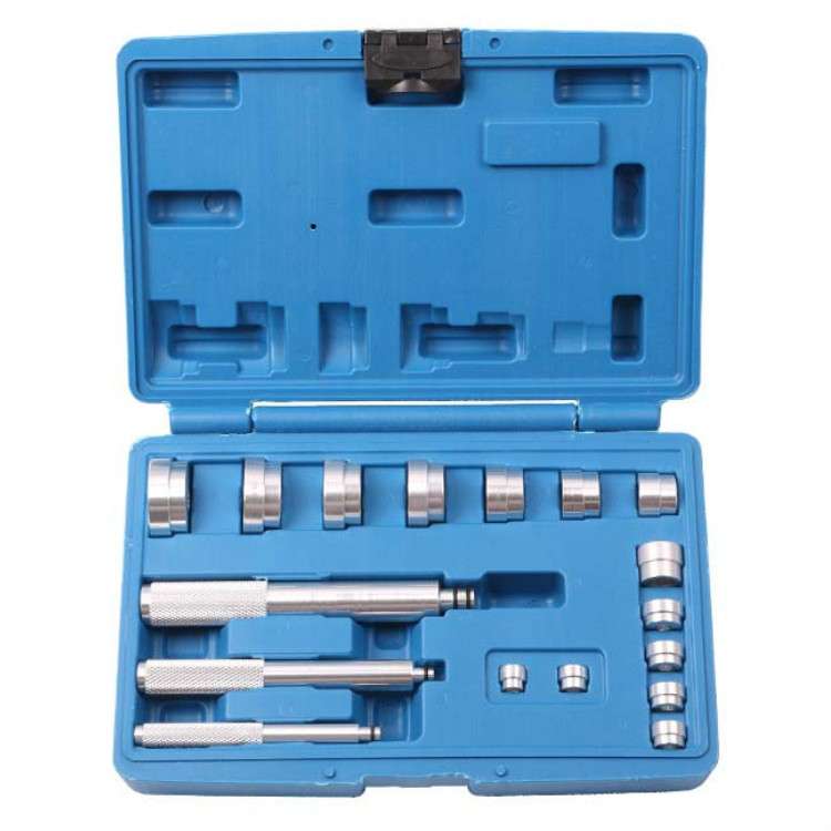 17 In 1 Small Aluminum Alloy Bearing Disassembly Tool Bearing Installation Extractor(Blue)