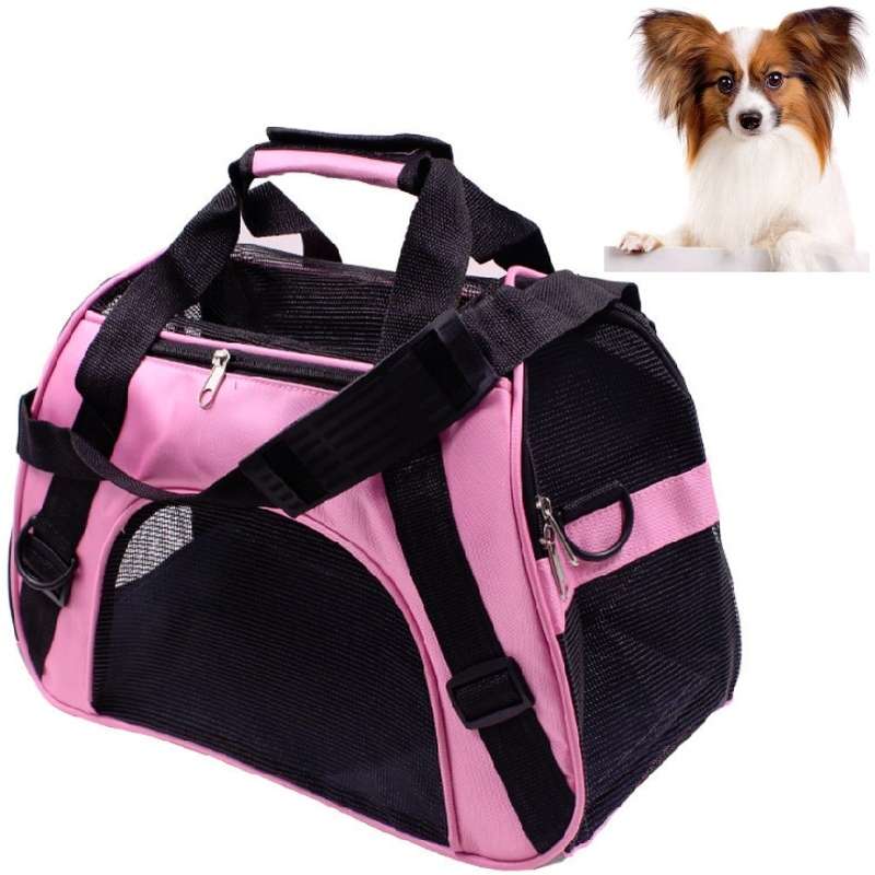 Portable Pet Backpack Dog Go Out Messenger Folding Bag Pet Supplies, Specification: Medium(Green)