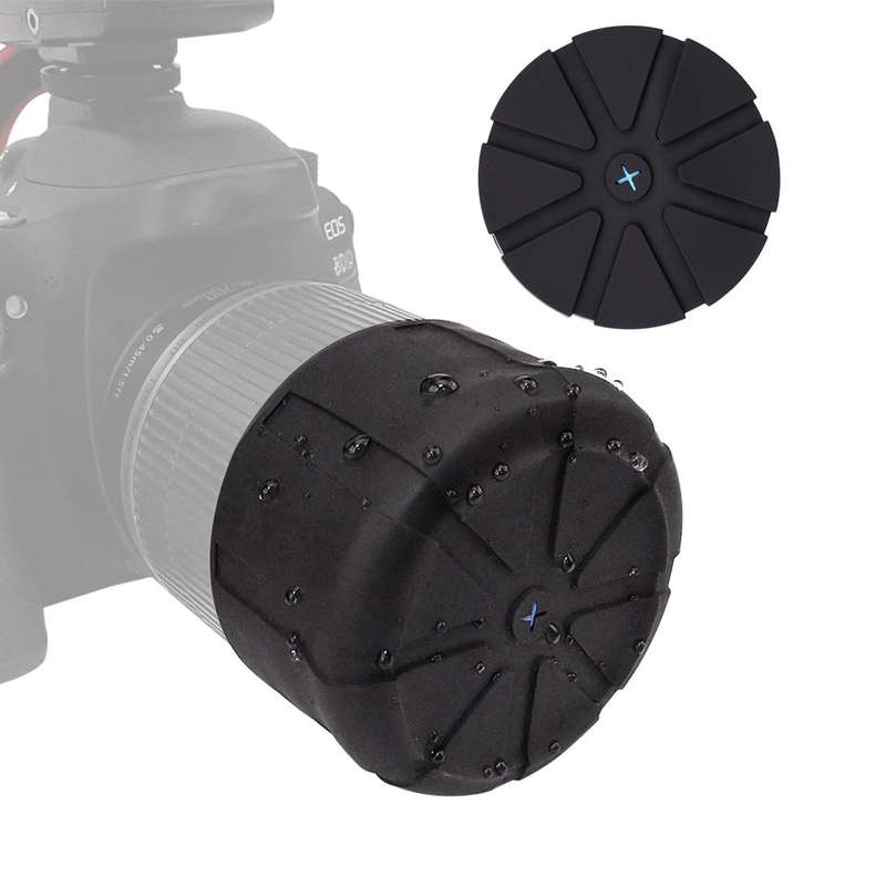 4 PCS Dustproof Silicone SLR Camera Lens Cover