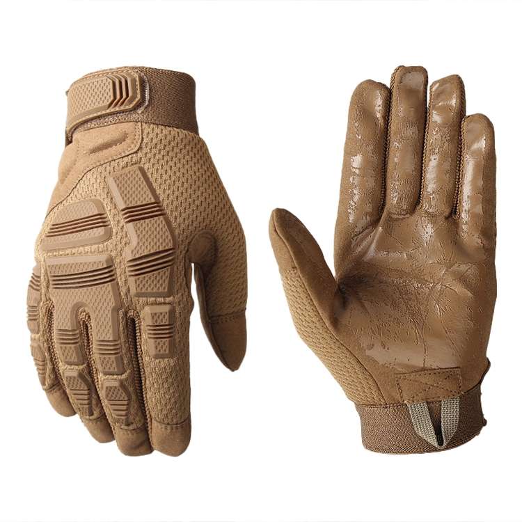 B33 Outdoor Mountaineering Riding Anti-Skid Protective Motorcycle Gloves, Size: XL(Army Green)