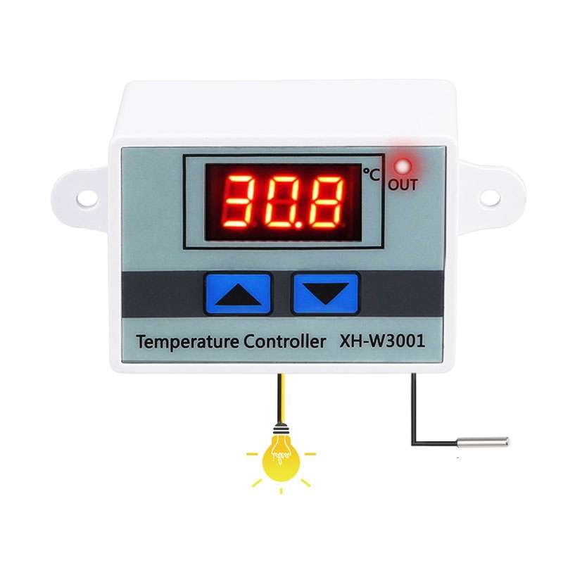XH-W3001 Digital LED Temperature Controller Arduino Cooling Heating Switch Thermostat NTC Sensor 220