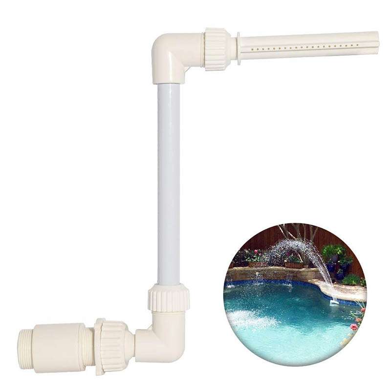 K-210 Swimming Pool Decoration Accessories Swimming Pool Adjustable Height Direction Small Waterfall