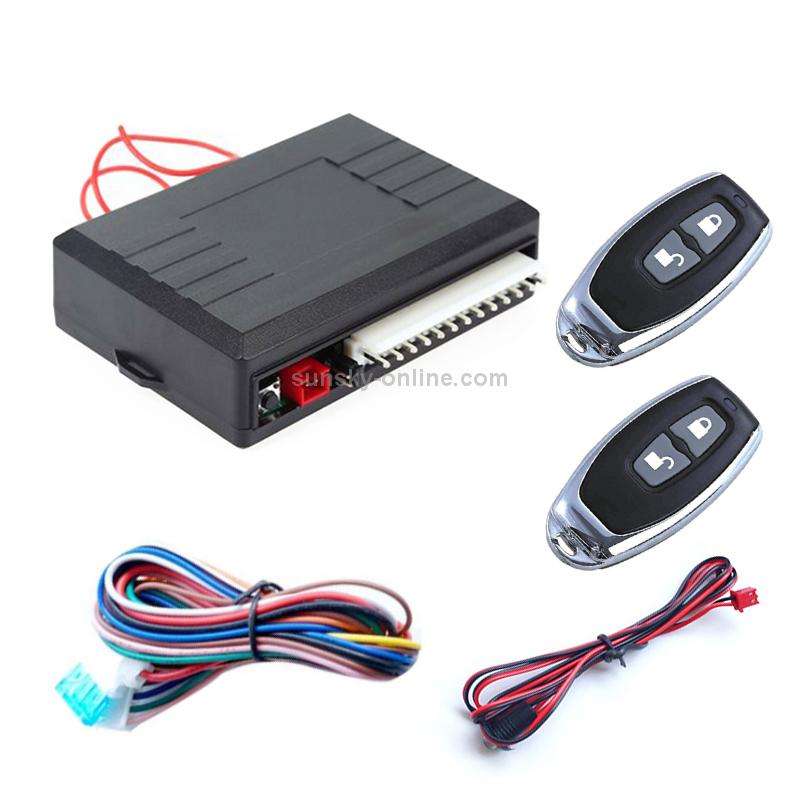 3pcs /Set Universal Car Keyless Entry Remote Control Central Lock With Indicator Light And Horn Func