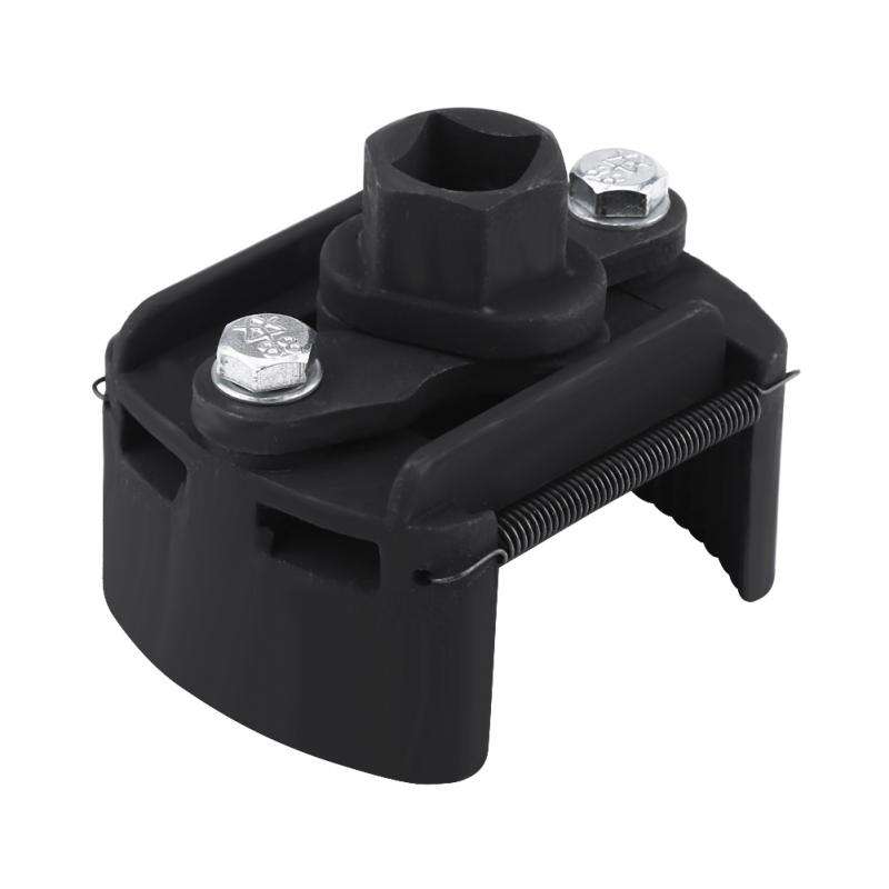 60mm-80mm Universal Cast Steel Adjustable 2 Jaw Oil Filter Wrench Fuel Remover Removal Tool Two-claw