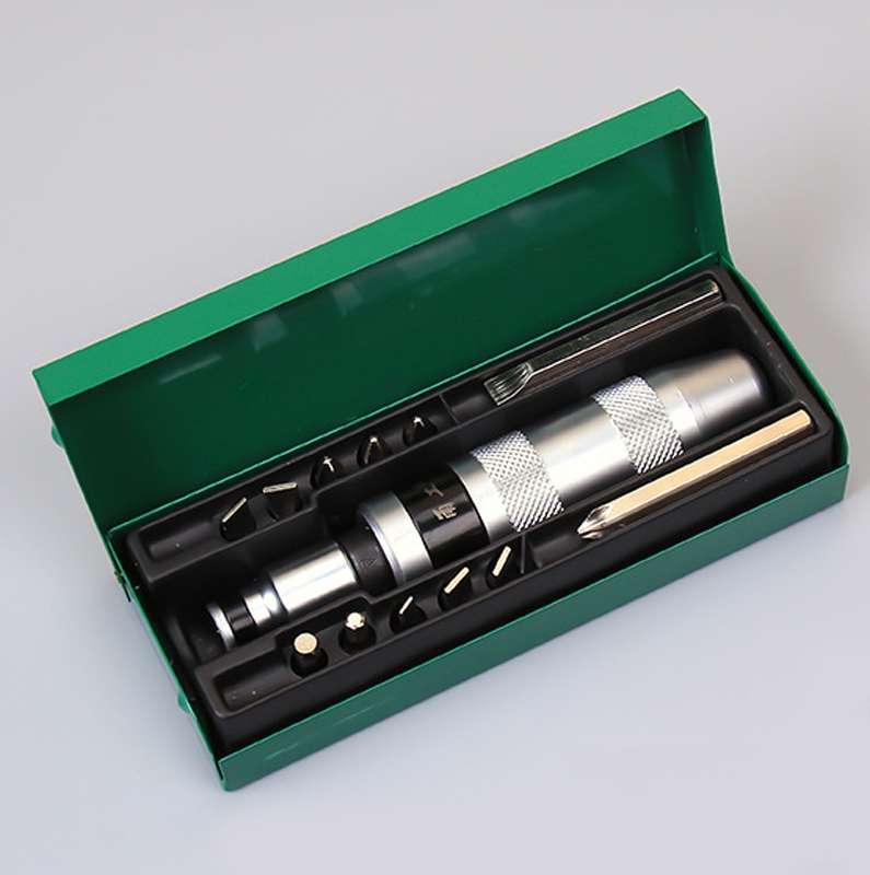 13 In 1 Iron Box Impact Screwdriver Socket Set for Rusty Stubborn Screws