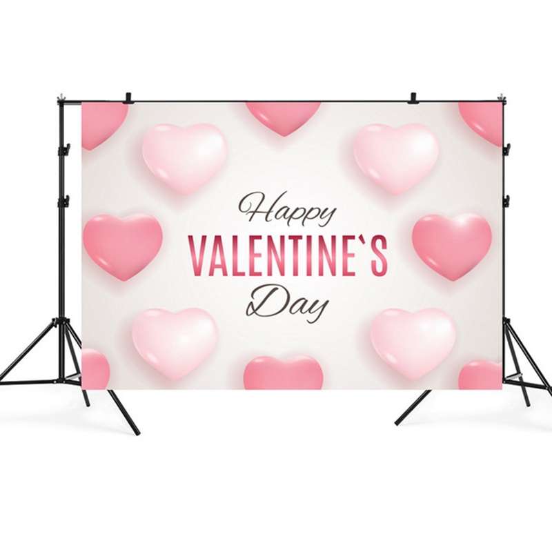 2.1m x 1.5m Valentines Day Photo Party Layout Props Photography Background Cloth(006)