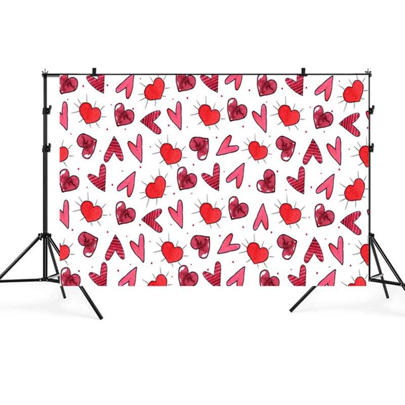 2.1m x 1.5m Valentines Day Photo Party Layout Props Photography Background Cloth(006)
