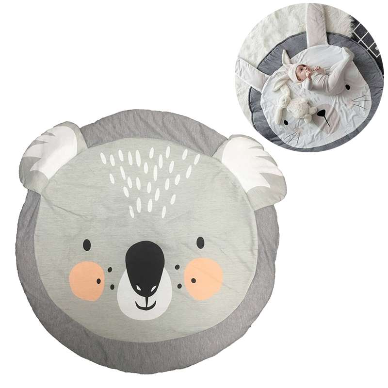 Baby Infant Play Mats Kids Crawling Carpet Floor Rug Baby Bedding Rabbit Blanket Cotton Game Pad Chi