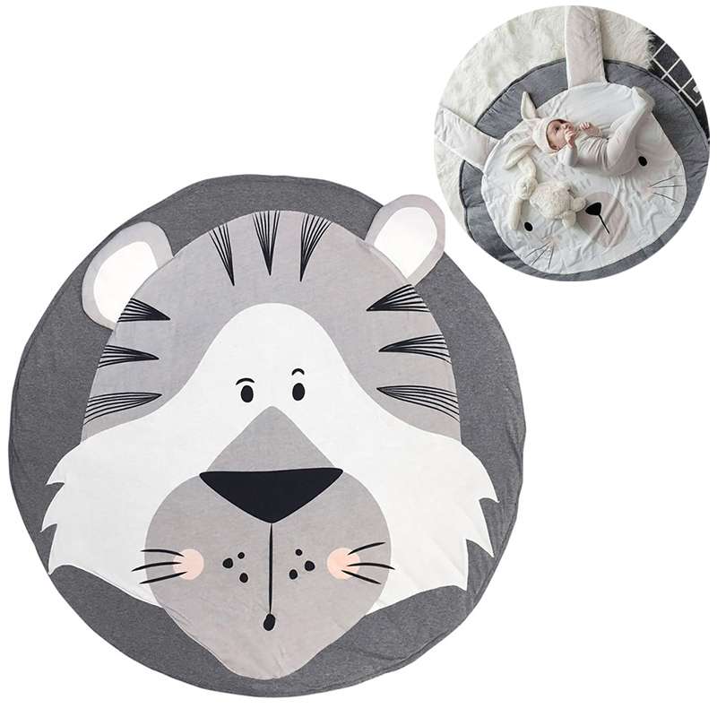 Baby Infant Play Mats Kids Crawling Carpet Floor Rug Baby Bedding Rabbit Blanket Cotton Game Pad Chi
