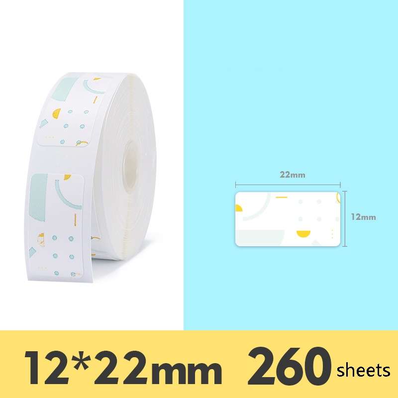 Thermal Label Paper Commodity Price Label Household Label Sticker for NIIMBOT D11(Cute Rabbit)