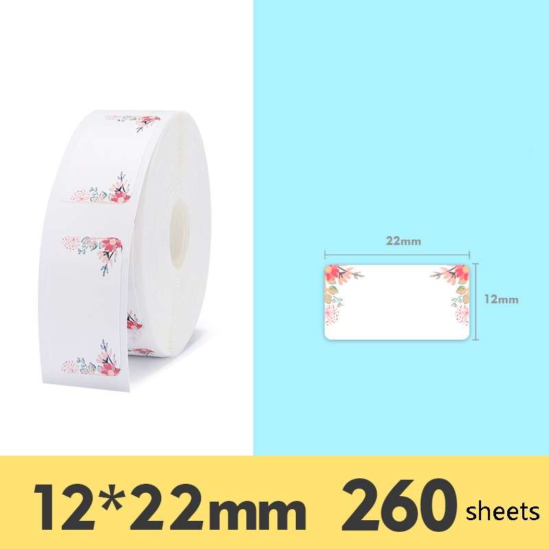 Thermal Label Paper Commodity Price Label Household Label Sticker for NIIMBOT D11(Cute Rabbit)