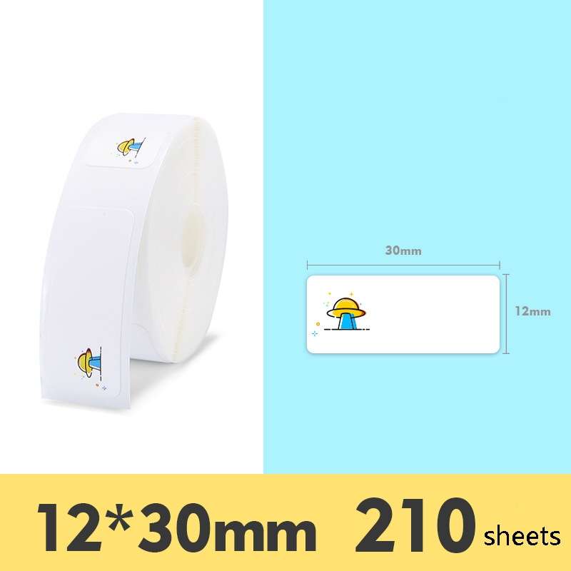 Thermal Label Paper Commodity Price Label Household Label Sticker for NIIMBOT D11(Cute Rabbit)