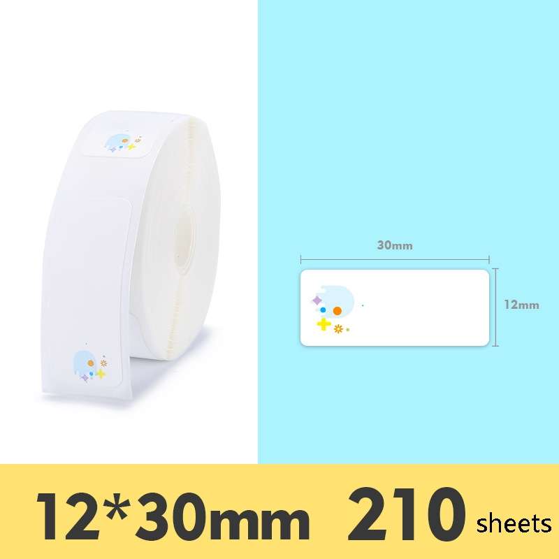 Thermal Label Paper Commodity Price Label Household Label Sticker for NIIMBOT D11(Cute Rabbit)