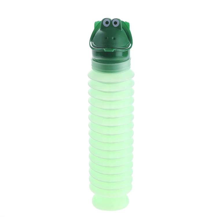 Portable Child Adult Car Outdoor Emergency Urinal(Green Frog)