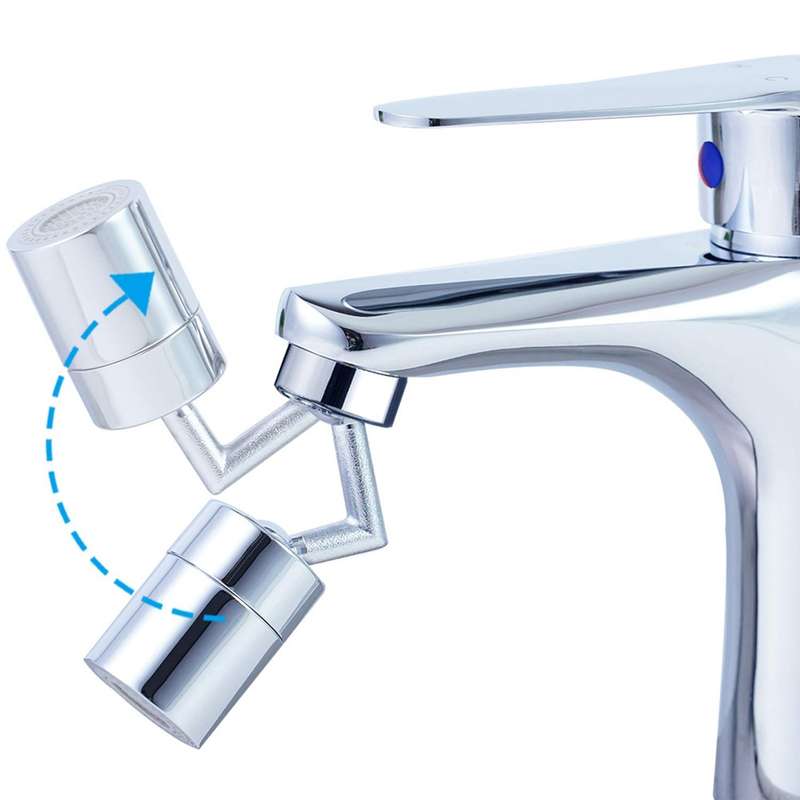 720-Degree Universal Rotating Faucet Anti-Splash Spout Filter Dual-Function Faucet, Specification: T