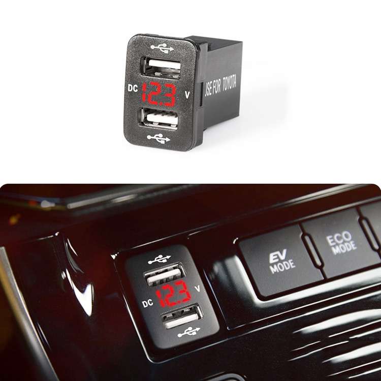 Car Charger Original Hole Non-Destructive Modification Of Dual Usb Car Charger With Line Suitable Fo