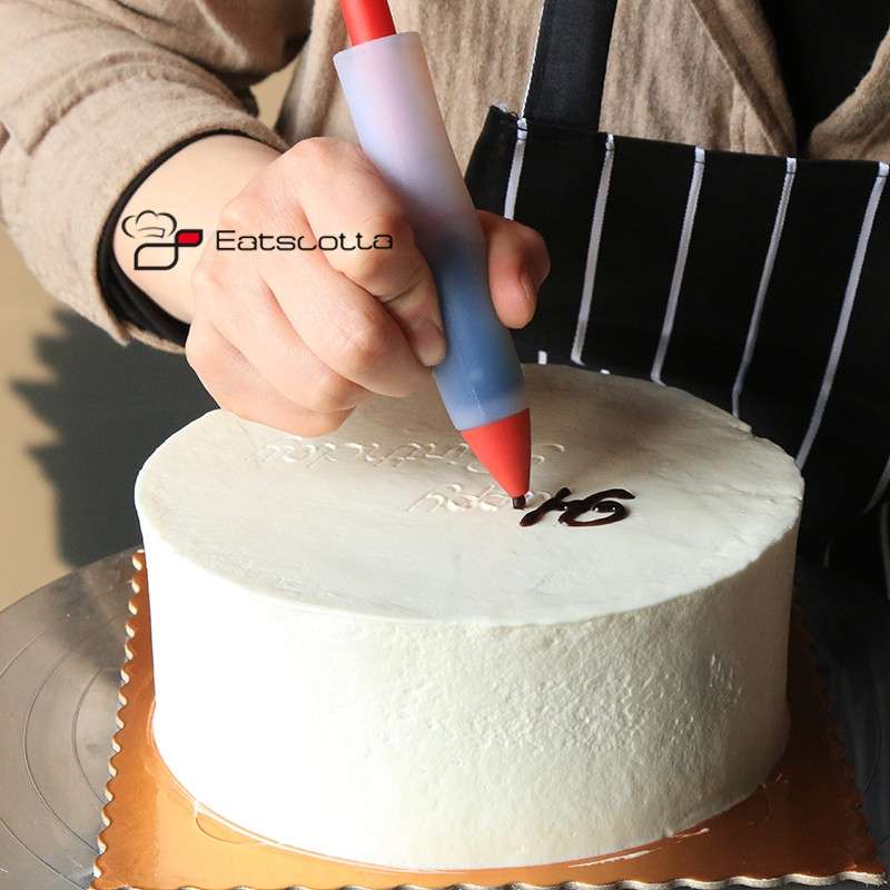 Silicone Food Writing Pen Chocolate Decorating tools Cake Nozzles
