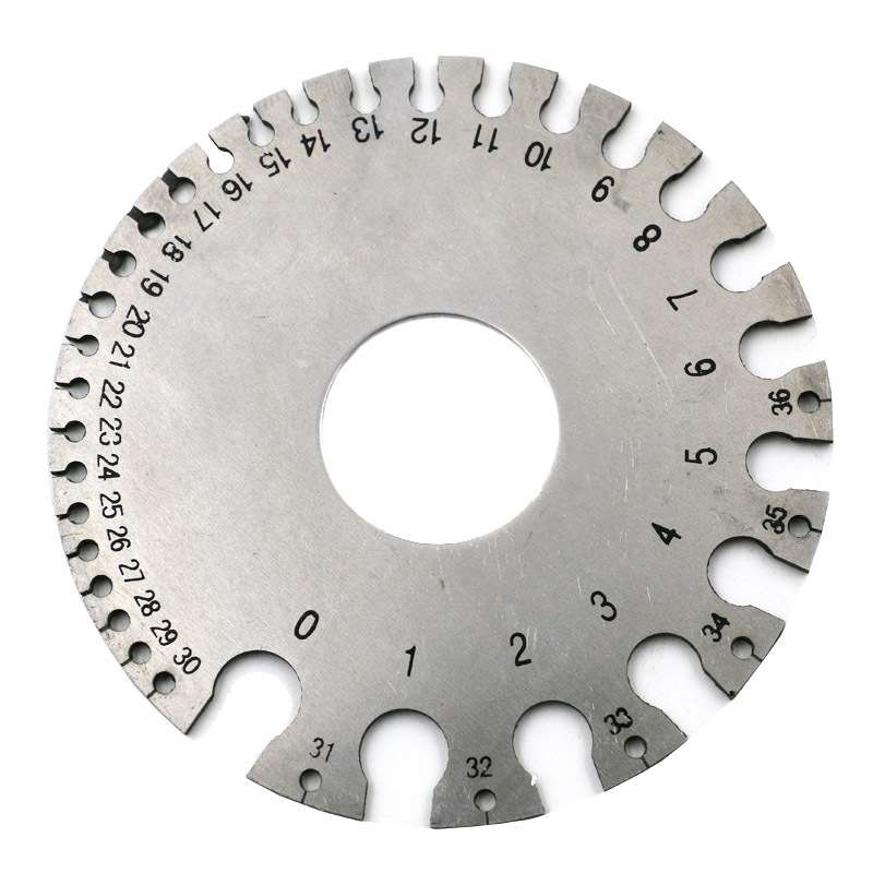 Stainless Steel Wire Gauge Model Weld Inspection Ruler Thickness Ruler Wire Welding Gauge
