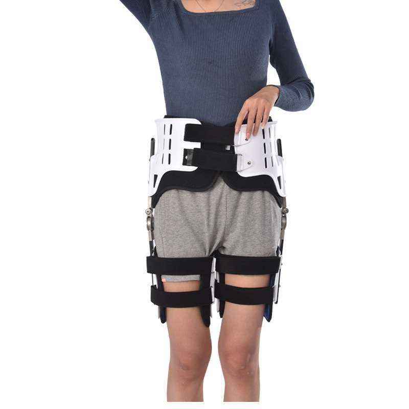 Hip Joint Paraplegia Fixation Brace Femoral Fracture Brace Double Legs, Specification: One Size