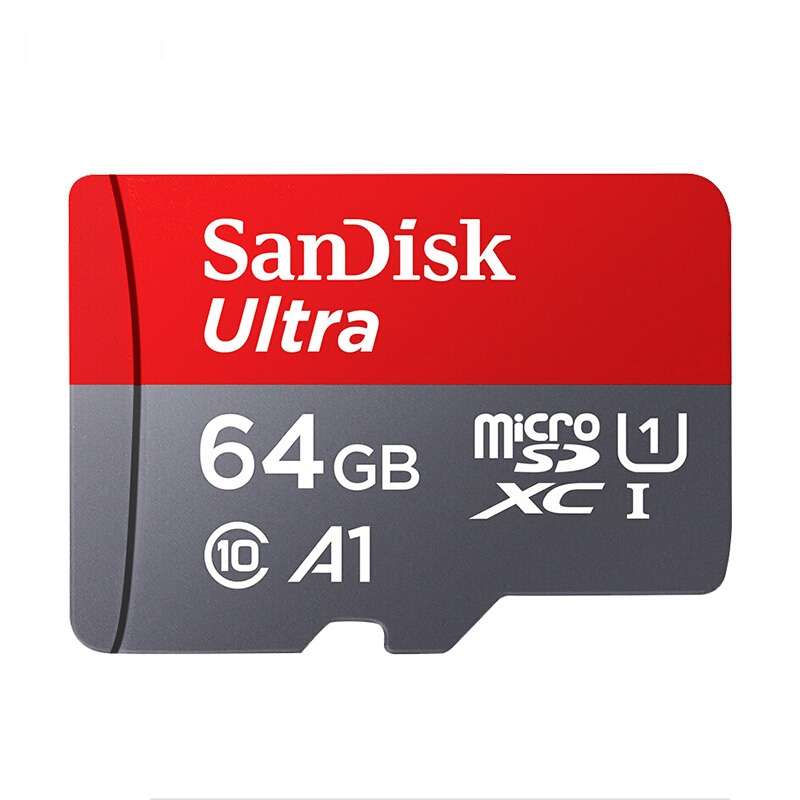 SanDisk A1 Monitoring Recorder SD Card High Speed Mobile Phone TF Card Memory Card, Capacity: 64GB-