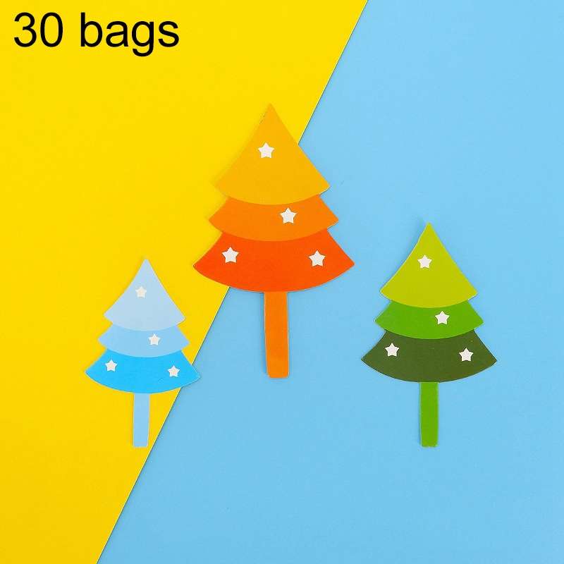 30 Bags Forest Tree Cake Insert Card Flag Insert Baking Decoration Birthday Cake Card Insert Cake De
