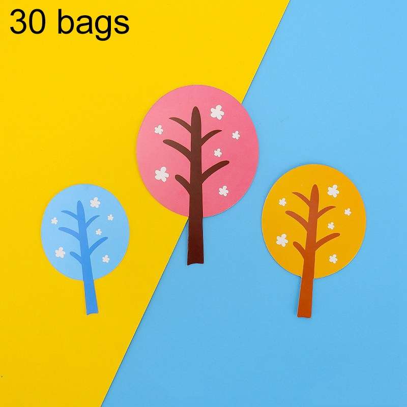 30 Bags Forest Tree Cake Insert Card Flag Insert Baking Decoration Birthday Cake Card Insert Cake De