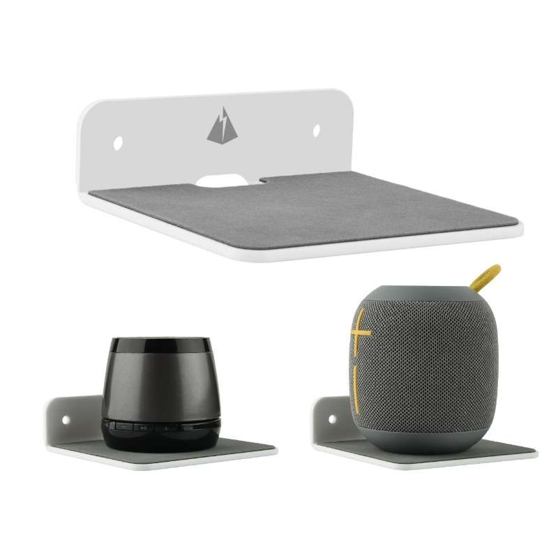Bluetooth Speaker Wall Storage Bracket Bedside Speaker Phone Charging Bracket(Black)