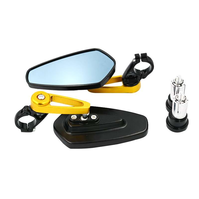 Electric Bike Motorcycle Modified Reversing Retro Rearview Handle Mirror All Aluminum Reflective Rea