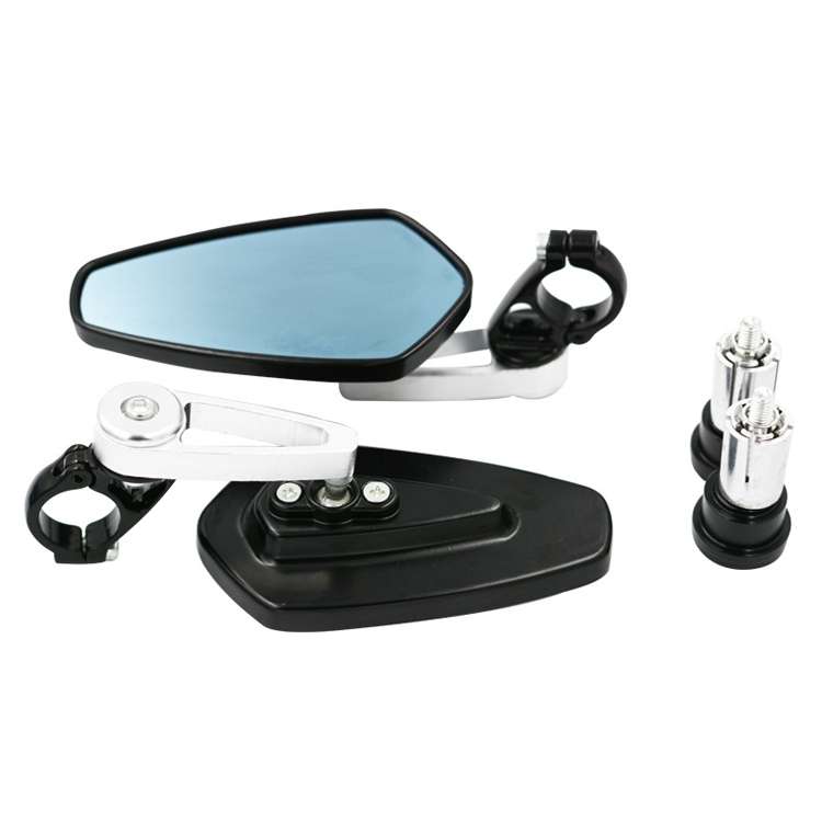 Electric Bike Motorcycle Modified Reversing Retro Rearview Handle Mirror All Aluminum Reflective Rea